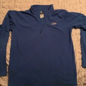 Royal blue north face 1/4 zip fleece!